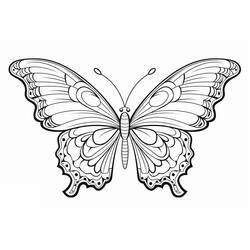 Coloriage Papillon (Animaux) #215715 à imprimer et colorier