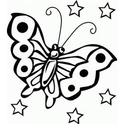 Coloriage Papillon (Animaux) #215724 à imprimer et colorier