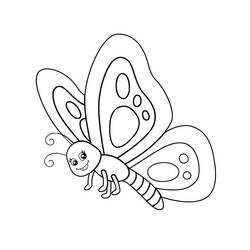 Coloriage Papillon (Animaux) #215726 à imprimer et colorier