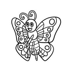 Coloriage Papillon (Animaux) #215728 à imprimer et colorier