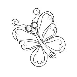 Coloriage Papillon (Animaux) #215731 à imprimer et colorier