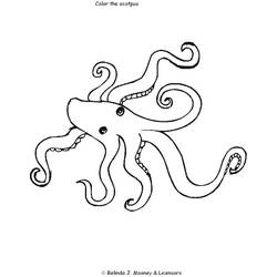 Dessin à colorier: Pieuvre (Animaux) #18965 - Coloriages à Imprimer Gratuits
