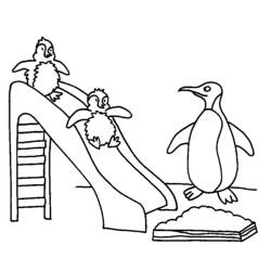 Dessin à colorier: Pingouin (Animaux) #16825 - Coloriages à imprimer