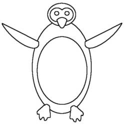 Dessin à colorier: Pingouin (Animaux) #16840 - Coloriages à Imprimer Gratuits