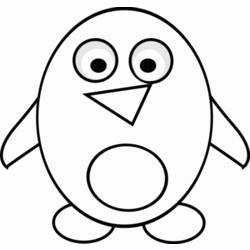 Dessin à colorier: Pingouin (Animaux) #16845 - Coloriages à Imprimer Gratuits