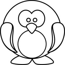 Dessin à colorier: Pingouin (Animaux) #16851 - Coloriages à Imprimer Gratuits