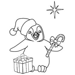 Dessin à colorier: Pingouin (Animaux) #16859 - Coloriages à imprimer