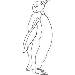 Dessin à colorier: Pingouin (Animaux) #16860 - Coloriages à Imprimer Gratuits