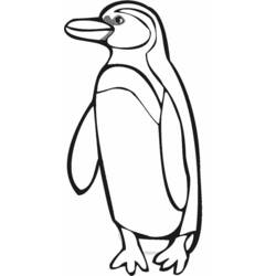 Dessin à colorier: Pingouin (Animaux) #16877 - Coloriages à imprimer
