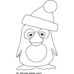Dessin à colorier: Pingouin (Animaux) #16883 - Coloriages à Imprimer Gratuits