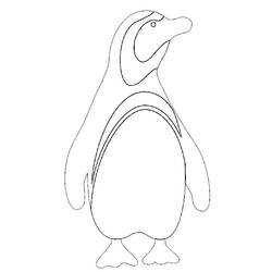Dessin à colorier: Pingouin (Animaux) #16891 - Coloriages à Imprimer Gratuits