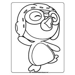 Dessin à colorier: Pingouin (Animaux) #16892 - Coloriages à Imprimer Gratuits