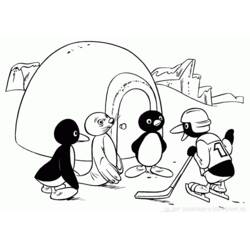 Dessin à colorier: Pingouin (Animaux) #16906 - Coloriages à imprimer