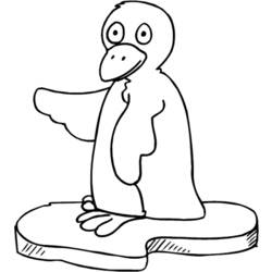 Dessin à colorier: Pingouin (Animaux) #16912 - Coloriages à Imprimer Gratuits