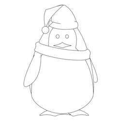 Dessin à colorier: Pingouin (Animaux) #16918 - Coloriages à Imprimer Gratuits