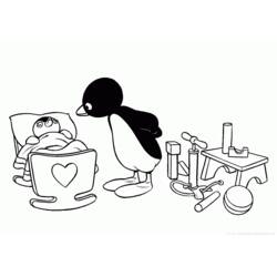 Dessin à colorier: Pingouin (Animaux) #16937 - Coloriages à Imprimer Gratuits
