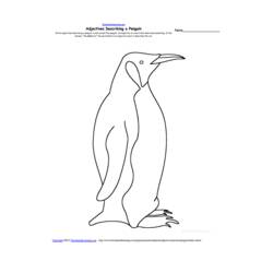 Dessin à colorier: Pingouin (Animaux) #16988 - Coloriages à imprimer