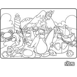 Dessin à colorier: Pingouin (Animaux) #16995 - Coloriages à Imprimer Gratuits