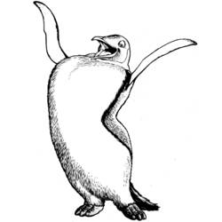 Dessin à colorier: Pingouin (Animaux) #17004 - Coloriages à Imprimer Gratuits