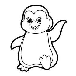Coloriage Pingouin (Animaux) #186543 à imprimer et colorier
