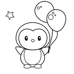 Coloriage Pingouin (Animaux) #186552 à imprimer et colorier