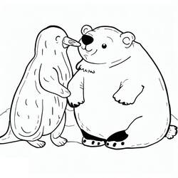 Coloriage Pingouin (Animaux) #186561 à imprimer et colorier