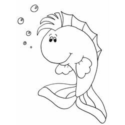 Coloriage Poisson (Animaux) #175163 à imprimer et colorier