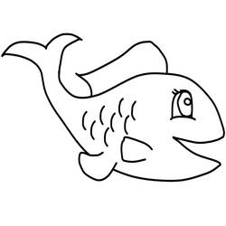 Coloriage Poisson (Animaux) #175164 à imprimer et colorier