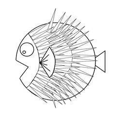Coloriage Poisson (Animaux) #175173 à imprimer et colorier