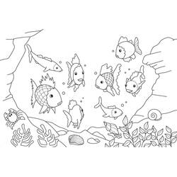 Dessin à colorier: Poisson (Animaux) #175175 - Coloriages à Imprimer Gratuits