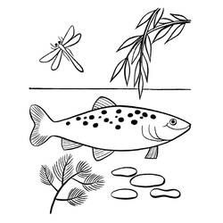 Coloriage Poisson (Animaux) #175177 à imprimer et colorier