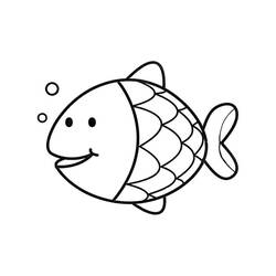 Coloriage Poisson (Animaux) #175184 à imprimer et colorier