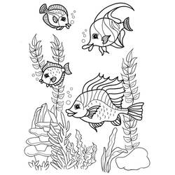 Coloriage Poisson (Animaux) #175192 à imprimer et colorier