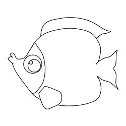 Coloriage Poisson (Animaux) #175200 à imprimer et colorier