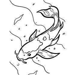 Dessin à colorier: Poisson (Animaux) #217530 - Coloriages à Imprimer Gratuits