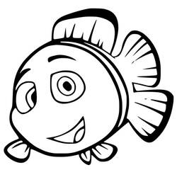 Dessin à colorier: Poisson Clown (Animaux) #218328 - Coloriages à Imprimer Gratuits