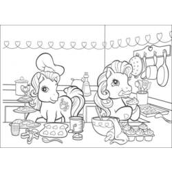 Dessin à colorier: Poney (Animaux) #17928 - Coloriages à Imprimer Gratuits