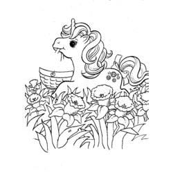 Dessin à colorier: Poney (Animaux) #17949 - Coloriages à Imprimer Gratuits