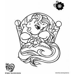 Dessin à colorier: Poney (Animaux) #17986 - Coloriages à Imprimer Gratuits