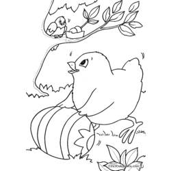 Dessin à colorier: Poule (Animaux) #17546 - Coloriages à Imprimer Gratuits