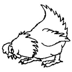 Dessin à colorier: Poule (Animaux) #17580 - Coloriages à Imprimer Gratuits
