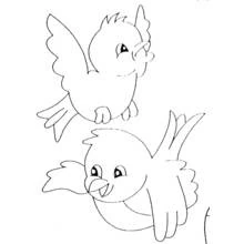 Coloriage Poussin (Animaux) #20105 à imprimer et colorier