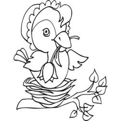 Coloriage Poussin (Animaux) #20130 à imprimer et colorier
