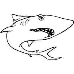 Dessin à colorier: Requin (Animaux) #14779 - Coloriages à Imprimer Gratuits