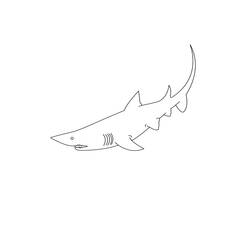 Dessin à colorier: Requin (Animaux) #14906 - Coloriages à Imprimer Gratuits