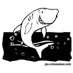 Dessin à colorier: Requin (Animaux) #14933 - Coloriages à Imprimer Gratuits