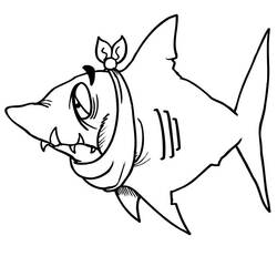 Dessin à colorier: Requin (Animaux) #14957 - Coloriages à Imprimer Gratuits