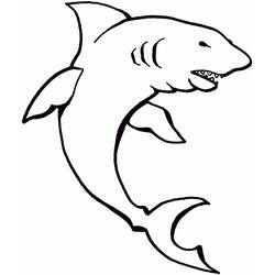 Coloriage Requin (Animaux) #217024 à imprimer et colorier