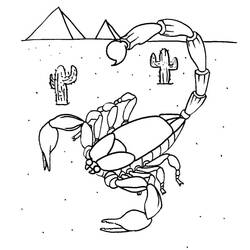 Coloriage Scorpion (Animaux) #209576 à imprimer et colorier
