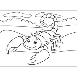 Dessin à colorier: Scorpion (Animaux) #209584 - Coloriages à Imprimer Gratuits